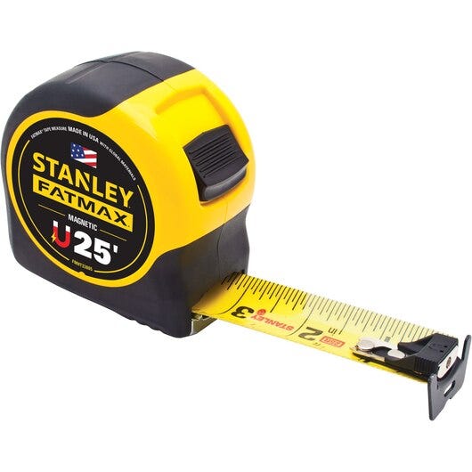 Stanley FMHT33865L FM Tape CC 25FT Magnetic Hook