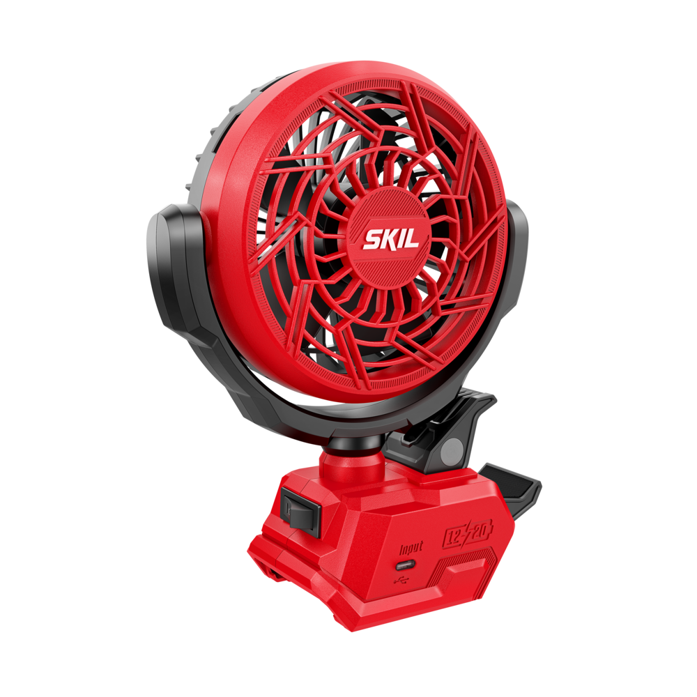 SKIL FN0400D-00 MULTIVOLT Brushless 4 Inch Clamp Fan, Tool Only
