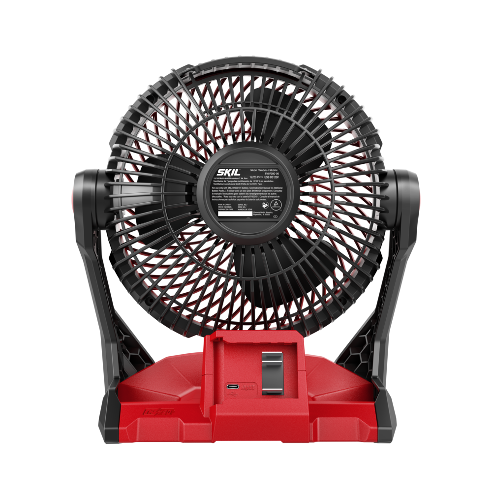SKIL FN0700D-00 MULTIVOLT Brushless 7 Inch Fan, Tool Only