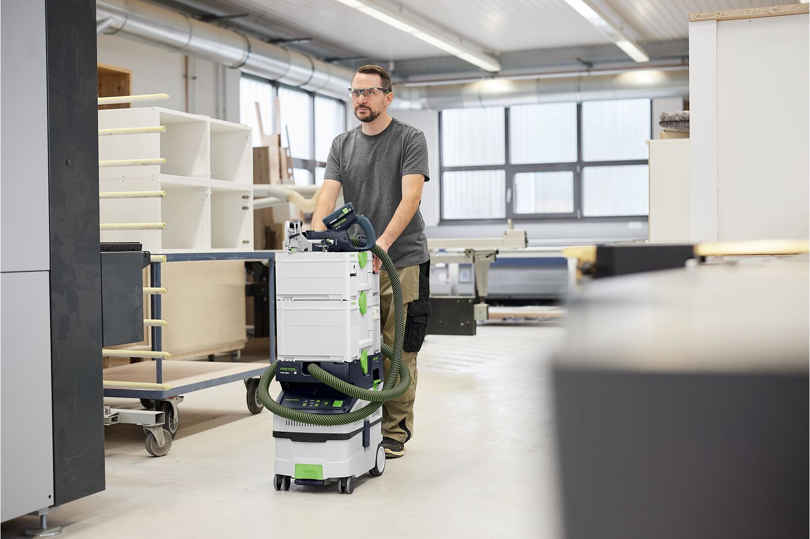 Festool 578121 Cordless 18V Domino Joiner DFC 500 E, Tool Only