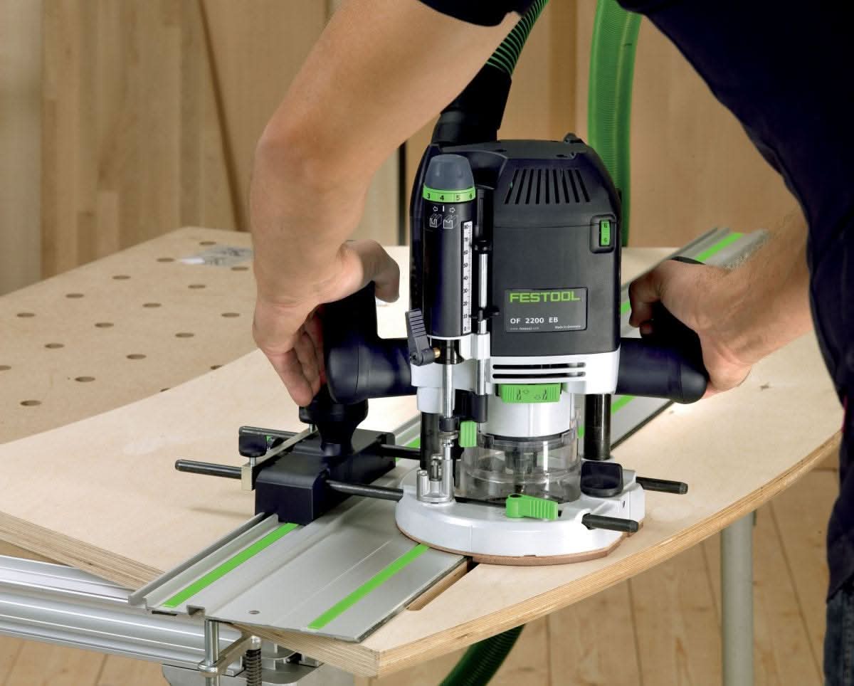 Festool OF 2200 EB Plunge Router Kit with OF 2200 Imperial Accessory Kit