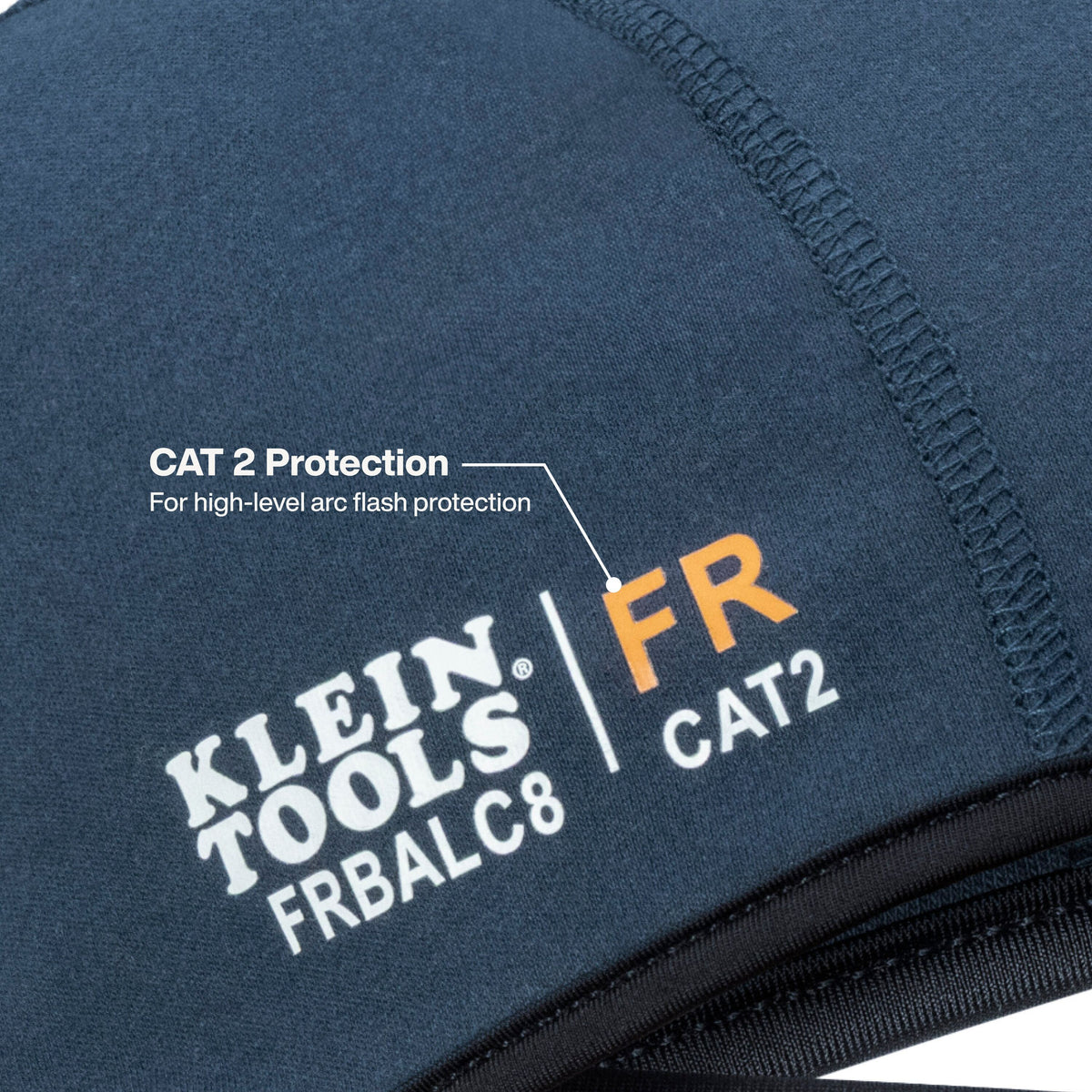 Klein FRBALC8 flame-resistant balaclava fabric detail