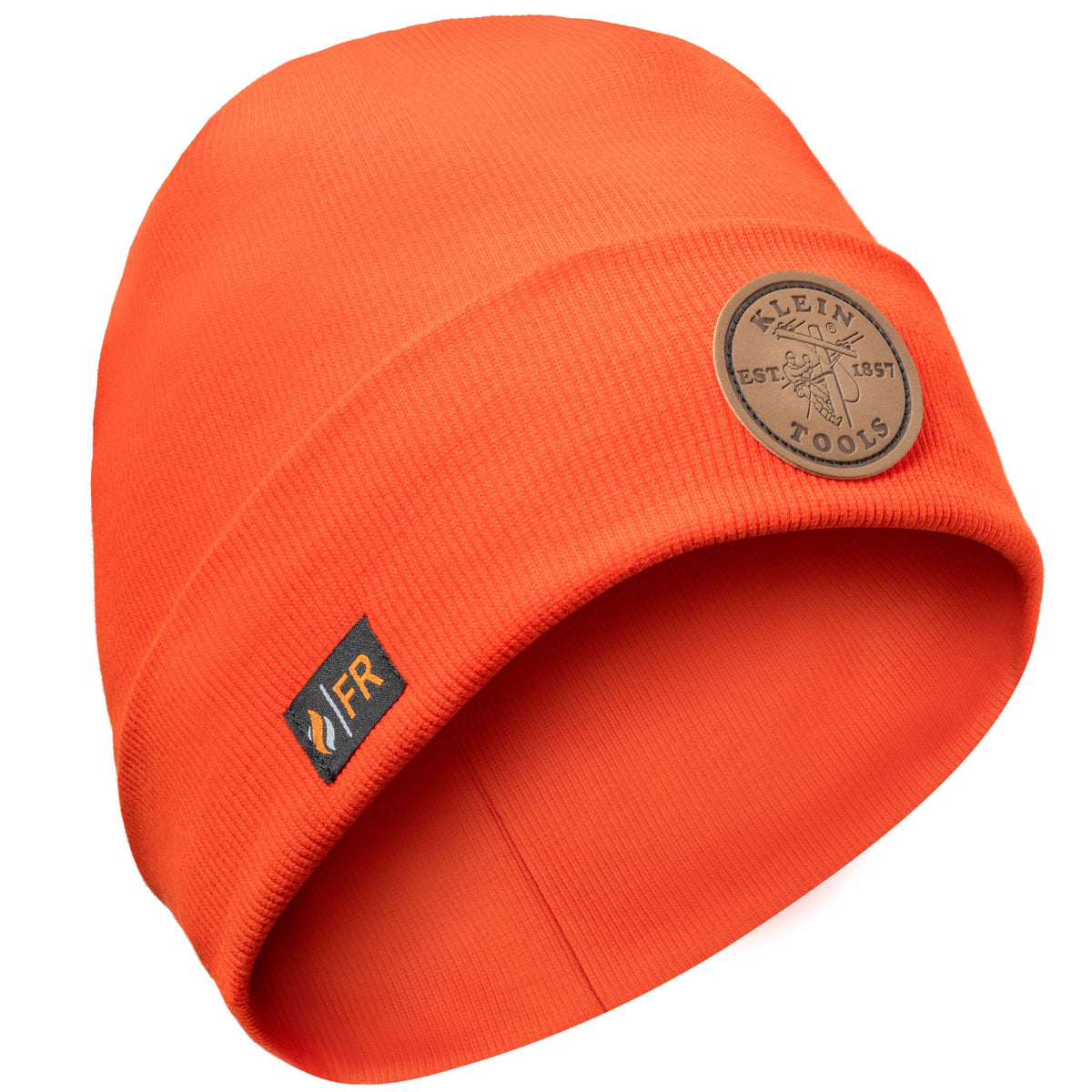 Klein Flame-Resistant Hi-Vis Winter Beanie FRBN9 in orange