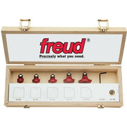 Freud 89-102 5 Piece Round Over/Beading Router Bit Set (1/4-Inch Shank)