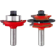 Freud 99-280 2-3/8-Inch Recoverable Bead Glass Door Router Bit Sets