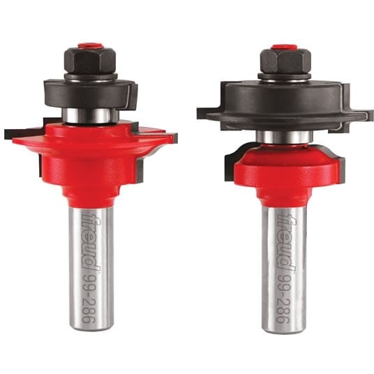 Freud 99-286 2-Inch Glass Panel Cabinet Door Router Bit Set