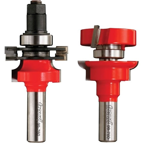 Freud 99-760 1-11/16-Inch Premier Adjustable Rail & Stile Router Bit - Round Over