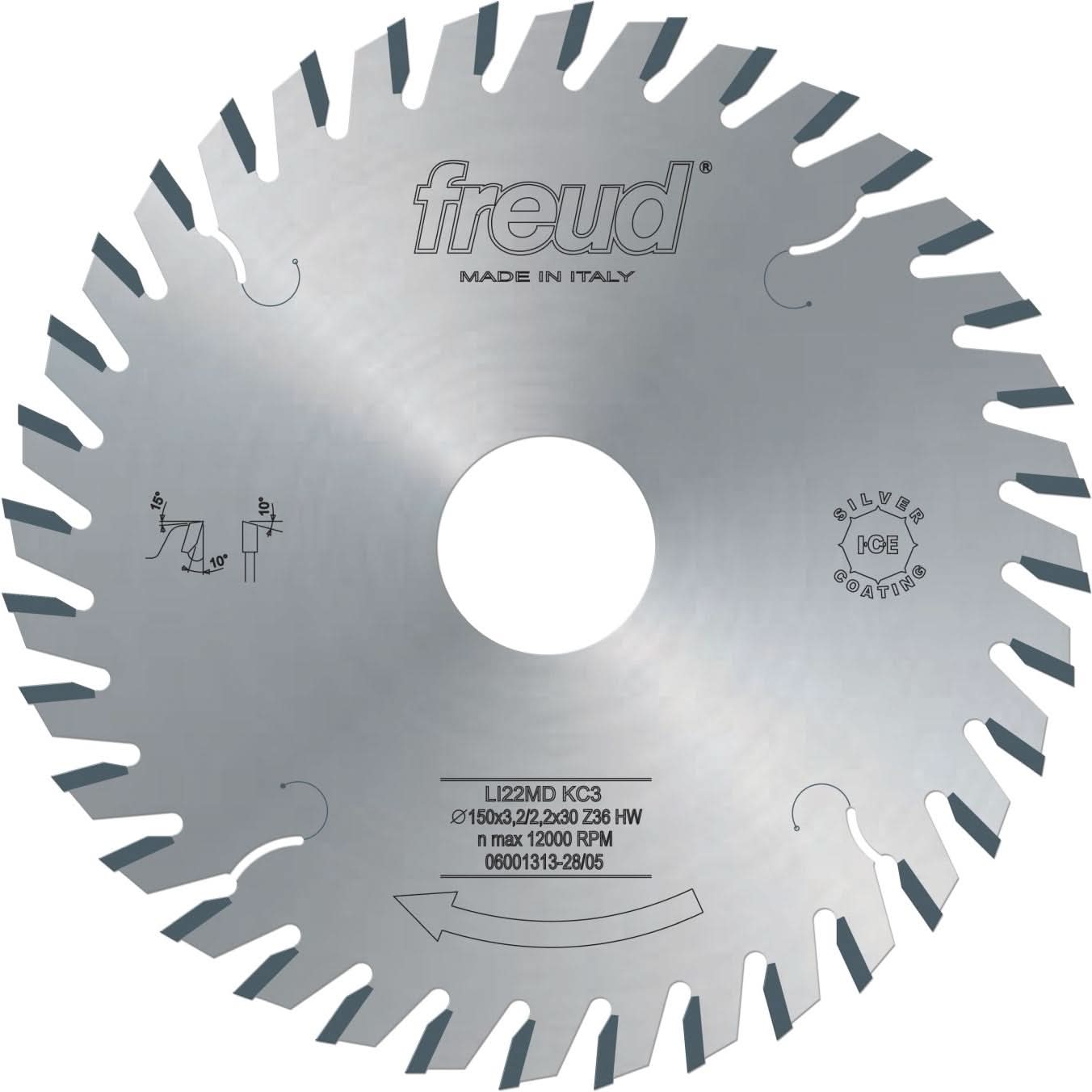 Freud LI22MDKC3 150mm Bevelled Tooth Scoring Saw Blade