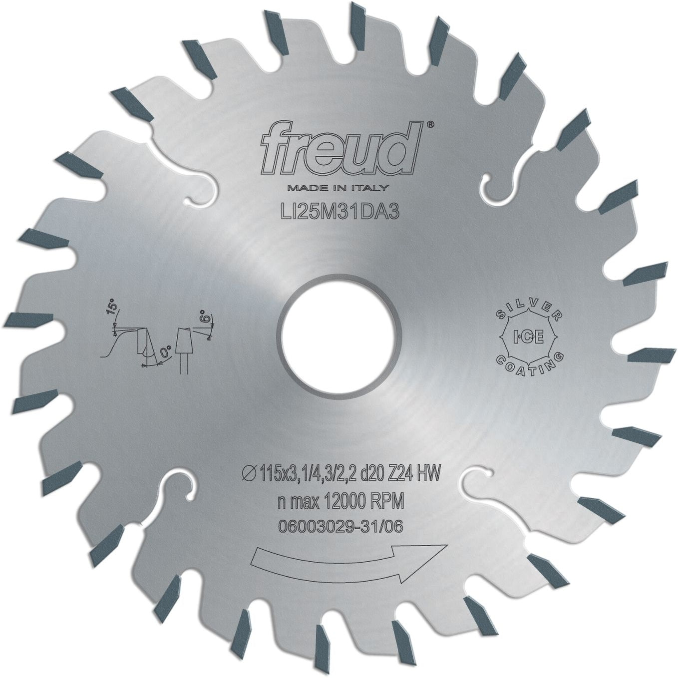 Freud LI25M43LE3 160mm Conical Scoring Saw Blade