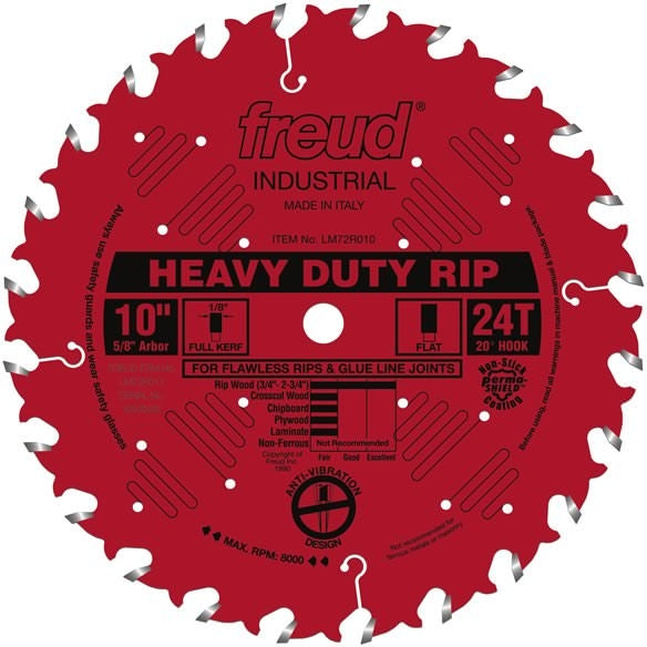 Freud LM72R010 10 in. Heavy-Duty Rip Blade