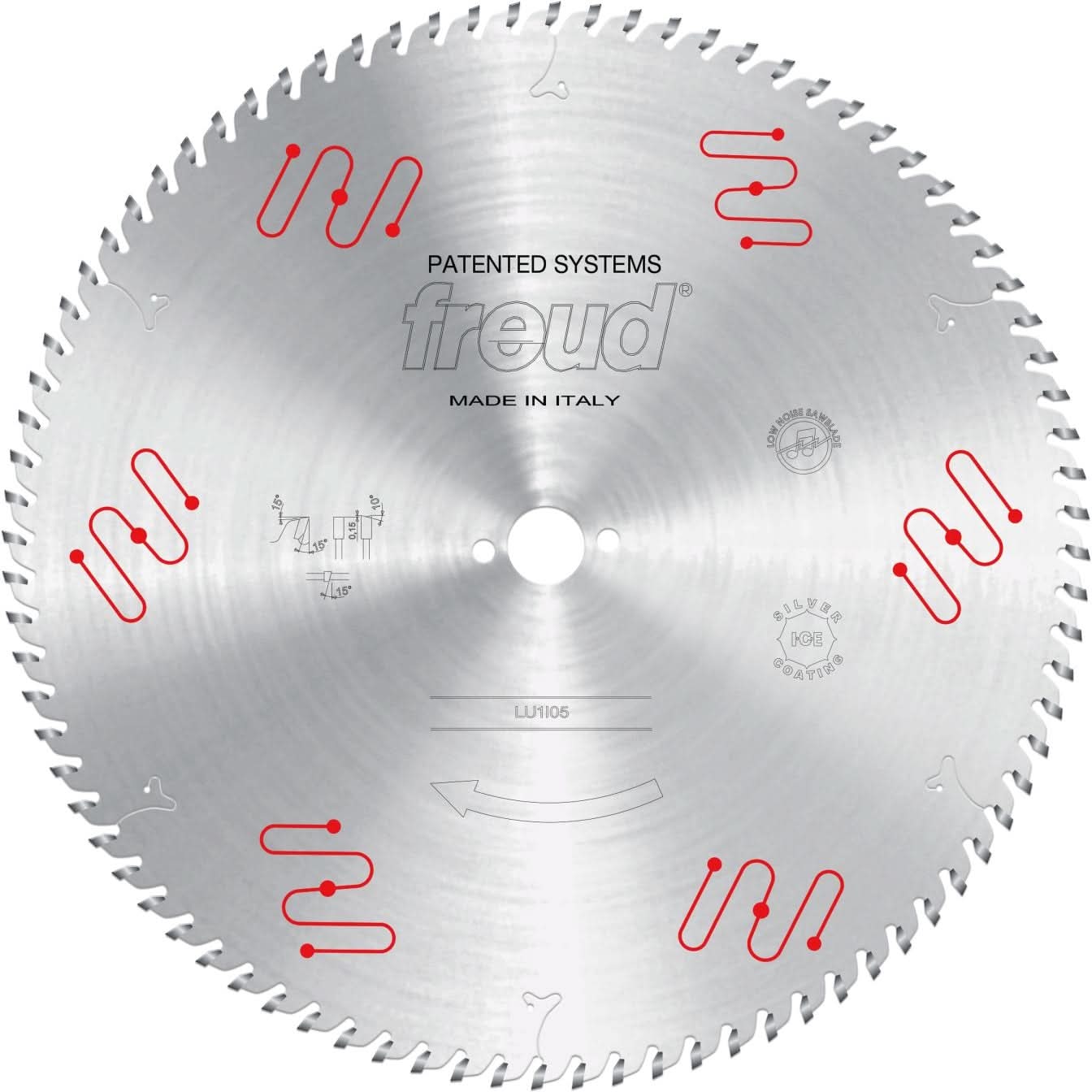 Freud LU1I05 275mm Carbide Tipped Saw Blade for Crosscutting