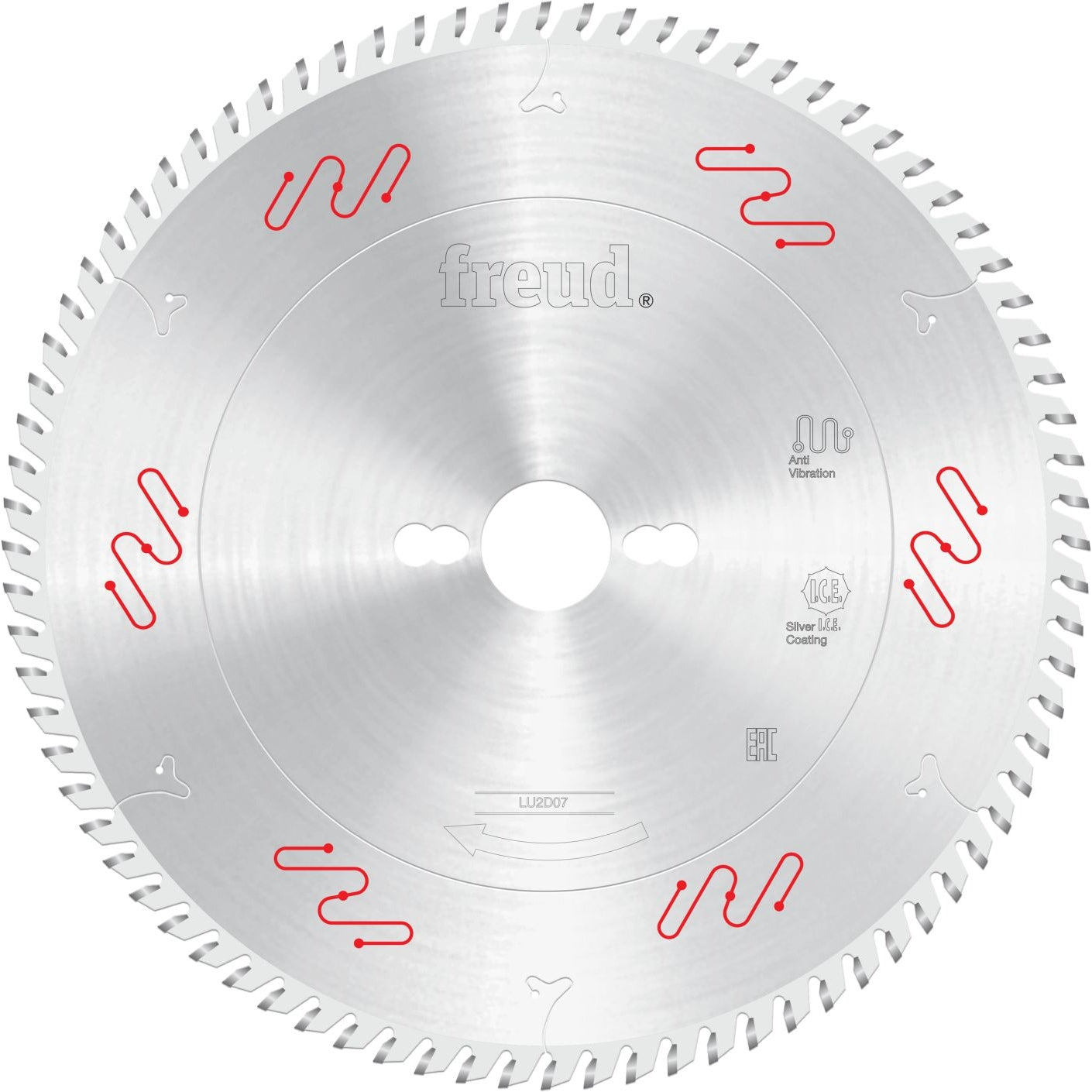 Freud LU2D07 250mm Thin Kerf Carbide Tipped Saw Blade for Crosscutting