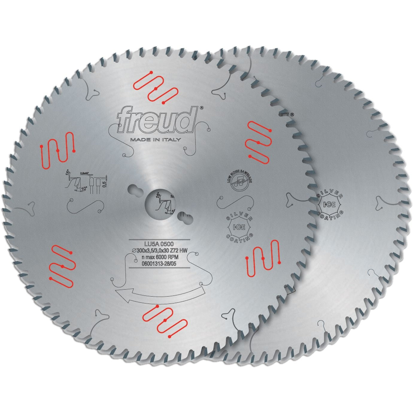 Freud LU5A05 300mm Medium to Thick Aluminum & Non-Ferrous Blade with Mechanical Clamping