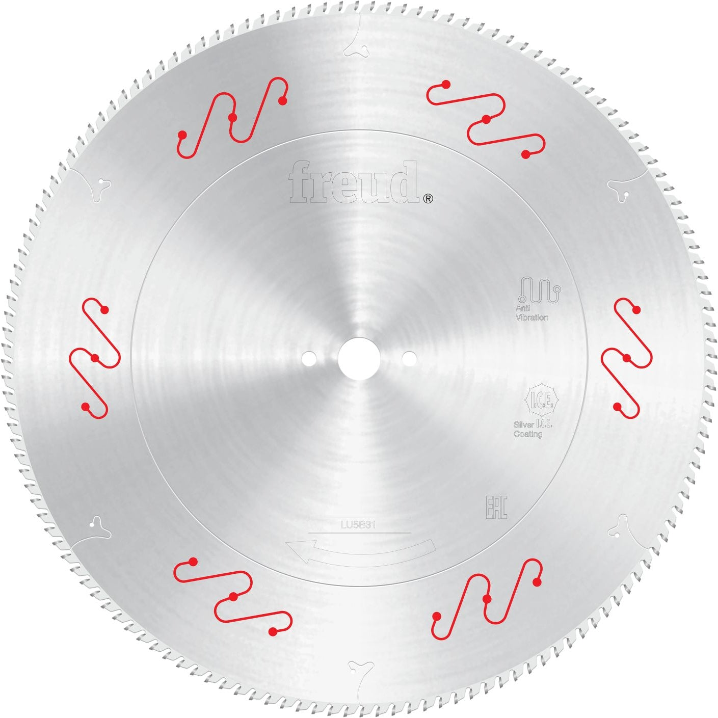Freud LU5B3100 500mm Thin to Medium Aluminum & Non Ferrous Blade with Mechanical Clamping
