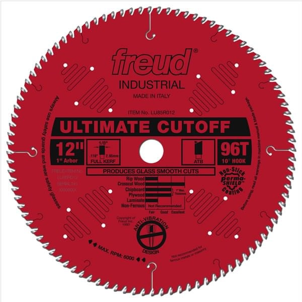 Freud LU85R012 12 in. Ultimate Cut-Off Blade