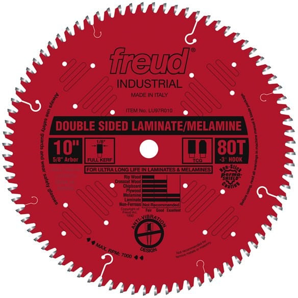 Freud LU97R010 10 in. Double Sided Laminate/Melamine Blade