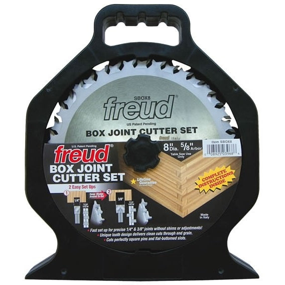Freud SBOX8 8-Inch Box Joint Cutter Set