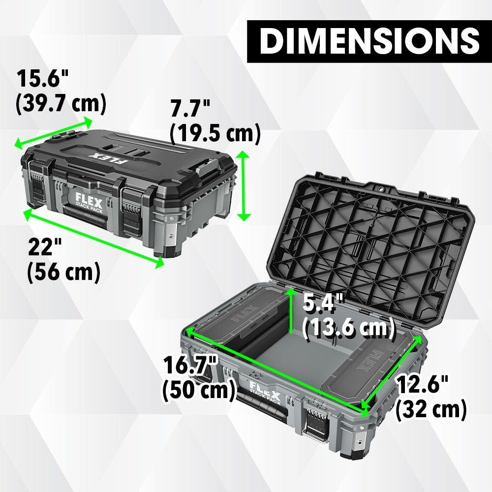 Flex FS1103-FLEX FLEX FS1103 STACK PACK Suitcase Tool Box