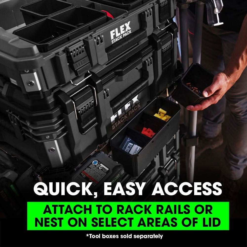 Flex FS1301-FLEX FLEX FS1301 STACK PACK Organizer Box – Tool Nut