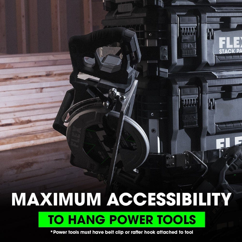 Flex FS1604-2-FLEX FLEX FS1604-2 STACK PACK Side Tool Rack Rails, 2-Pack