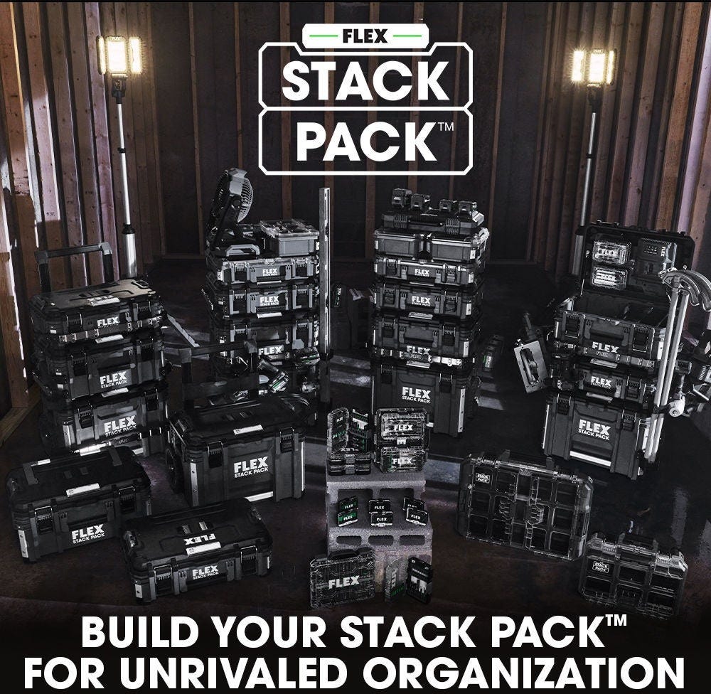 Flex FS1604-2-FLEX FLEX FS1604-2 STACK PACK Side Tool Rack Rails, 2-Pack
