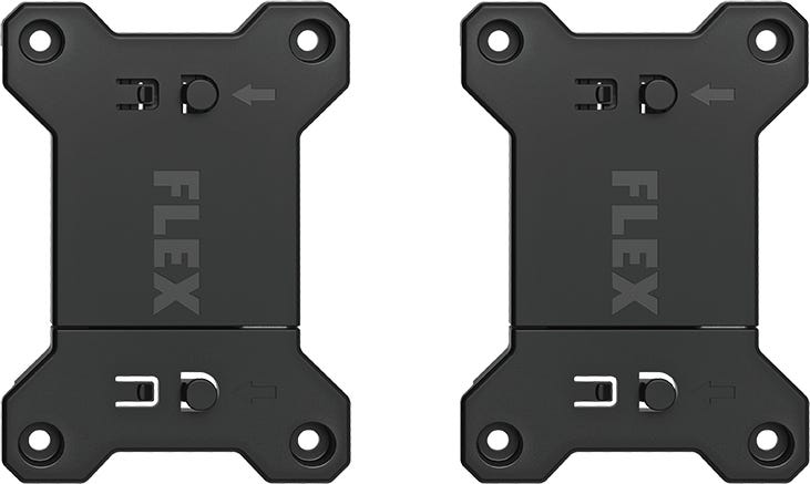 Flex FS1606-2-FLEX FLEX FS1606-2 STACK PACK Adjustable Charger Mounts, 2-Pack