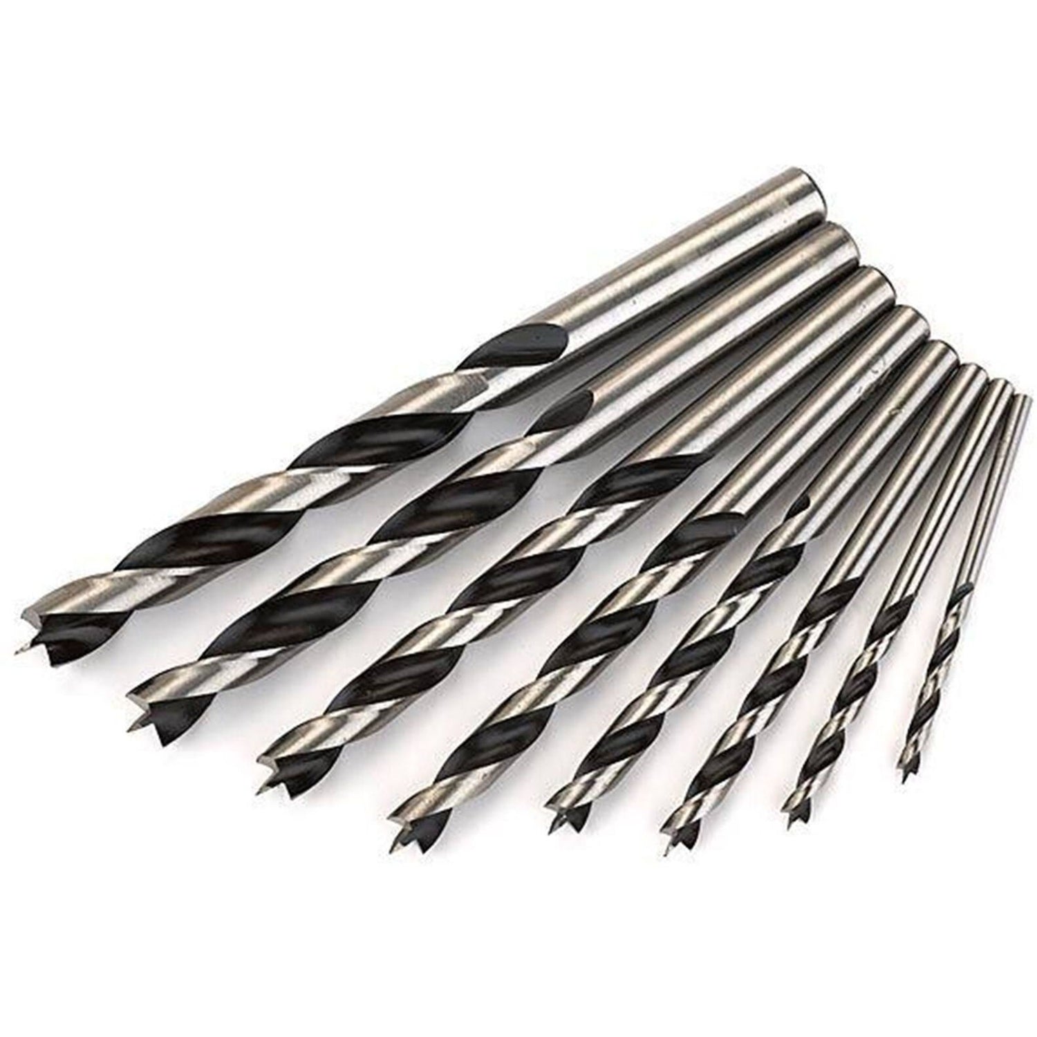 Fisch FSF-328094 Metric Brad Point Drill 8-Pc Set w/ Plastic Case
