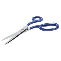 Klein Tools G718LRC Carpet Shear w/Ring, Curved, Coated Handle, 9-Inch