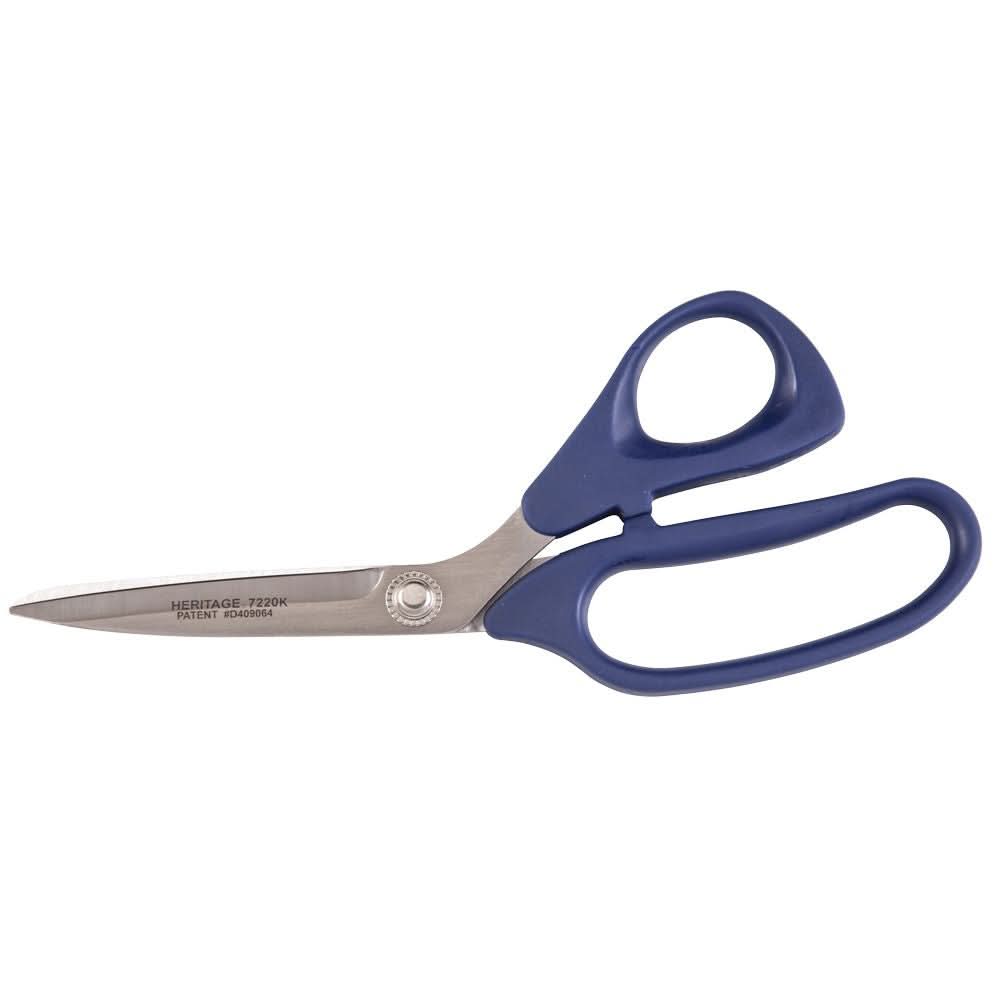 Klein Tools G7220K Bent Trimmer, Plastic Handle, SS Blade, 8-7/8-Inch
