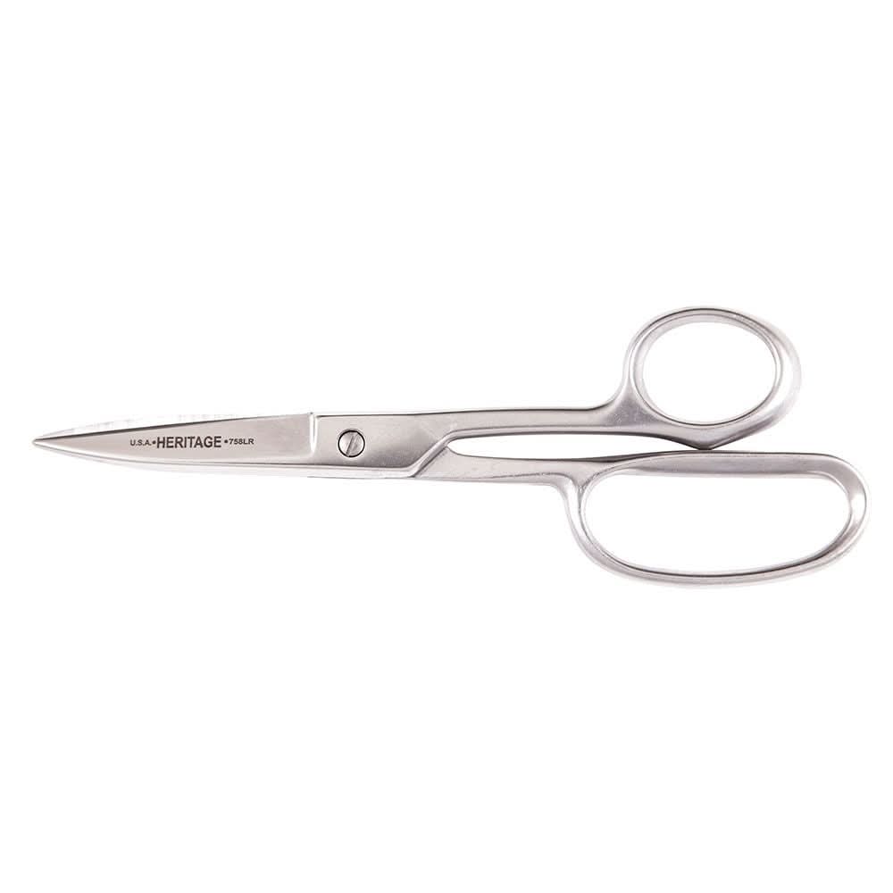 Klein Tools G758LR Straight Stainless Trimmer w/Large Ring, 9-Inch