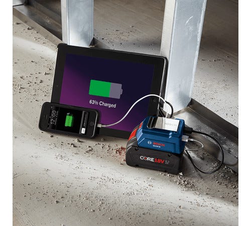 Bosch GAA18V-48N 18V USB Portable Power Adapter