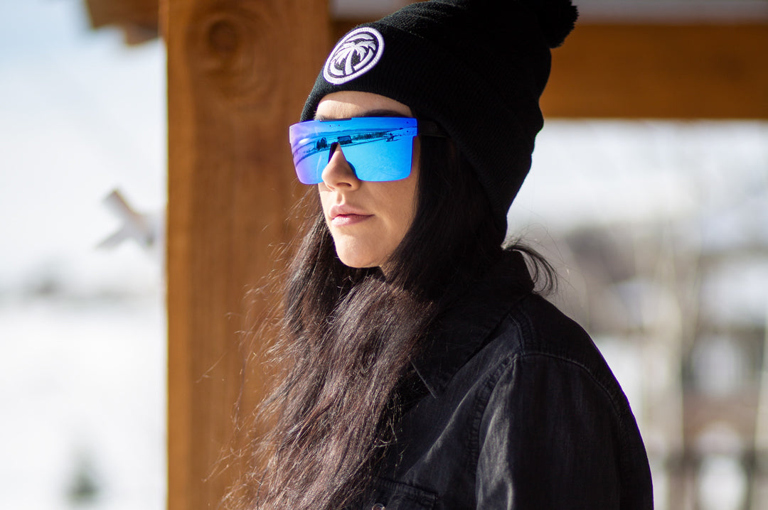 Heat Wave Quatro Z87 Galaxy Blue Sunglasses