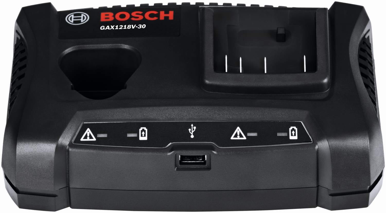 Bosch GAX1218V-30 18V/12V Dual-Bay Battery Charger