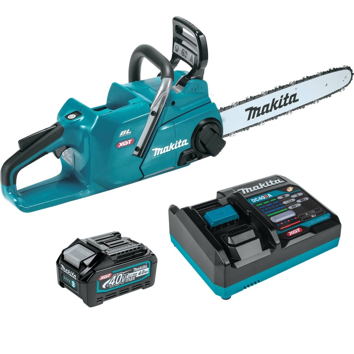 Makita 40V max XGT Brushless Cordless 16" Chain Saw Kit (4.0Ah) with Battery