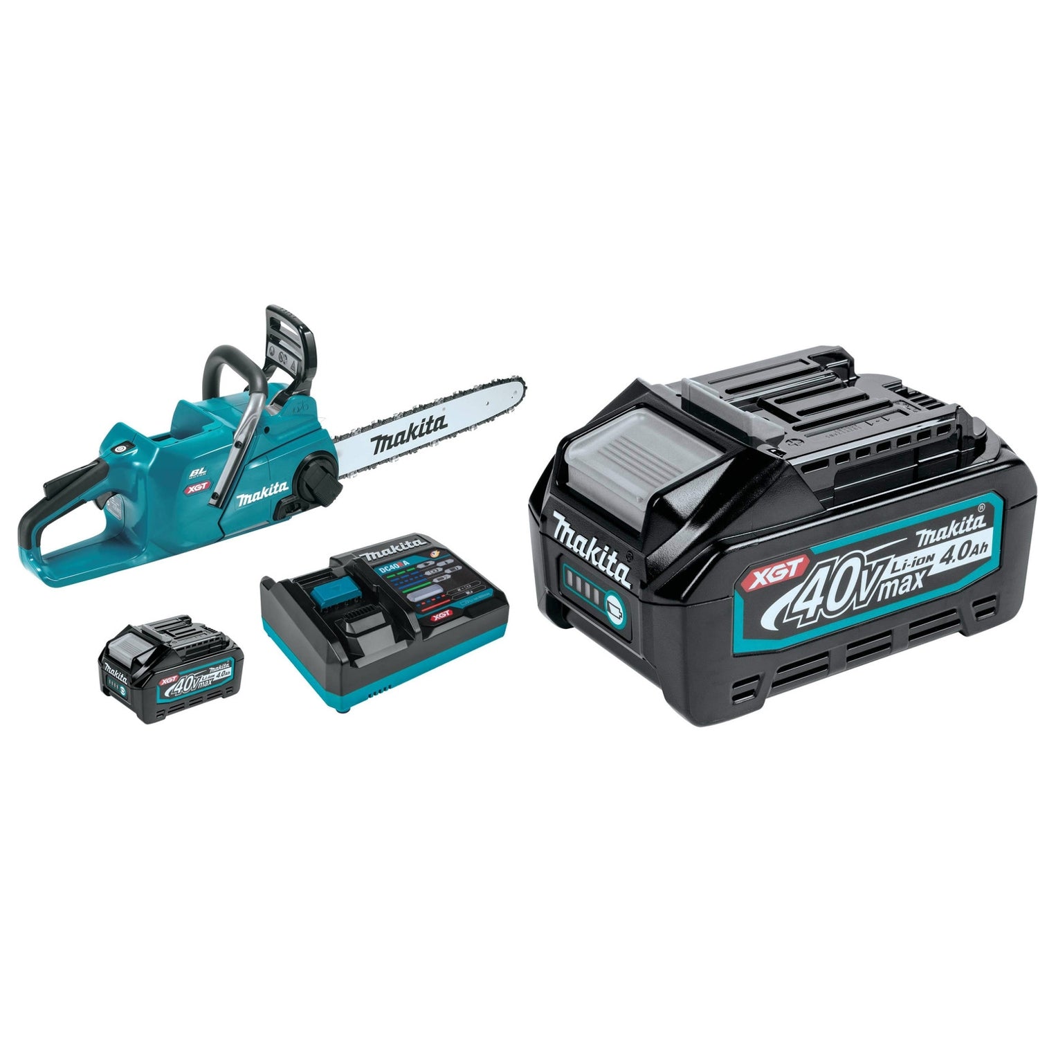 Makita 40V max XGT Brushless Cordless 16" Chain Saw Kit (4.0Ah) with Battery