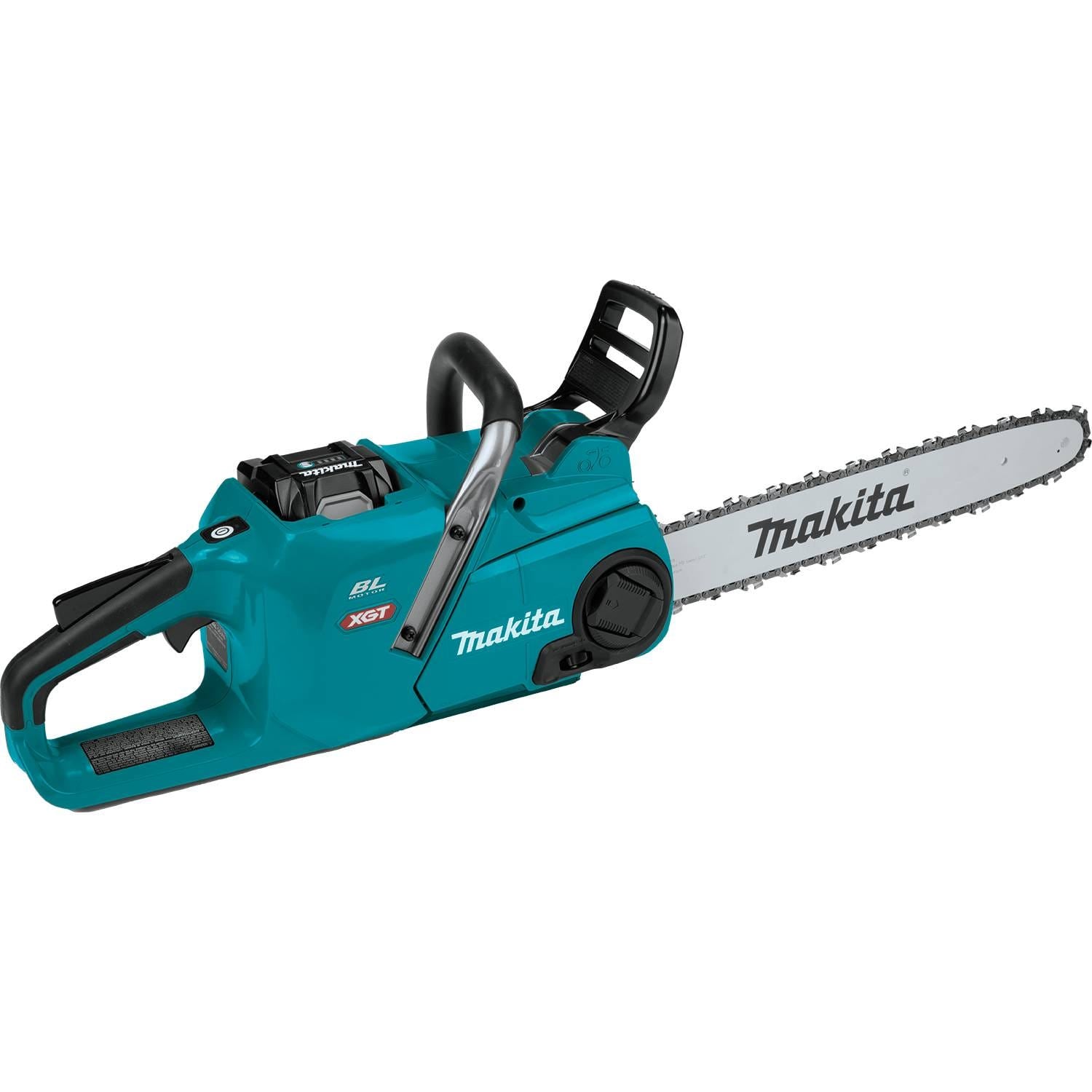 Makita GCU06T1 40V max XGT Brushless 18" Chain Saw Kit (5.0Ah) with 4-Speed Compact Stick Vacuum
