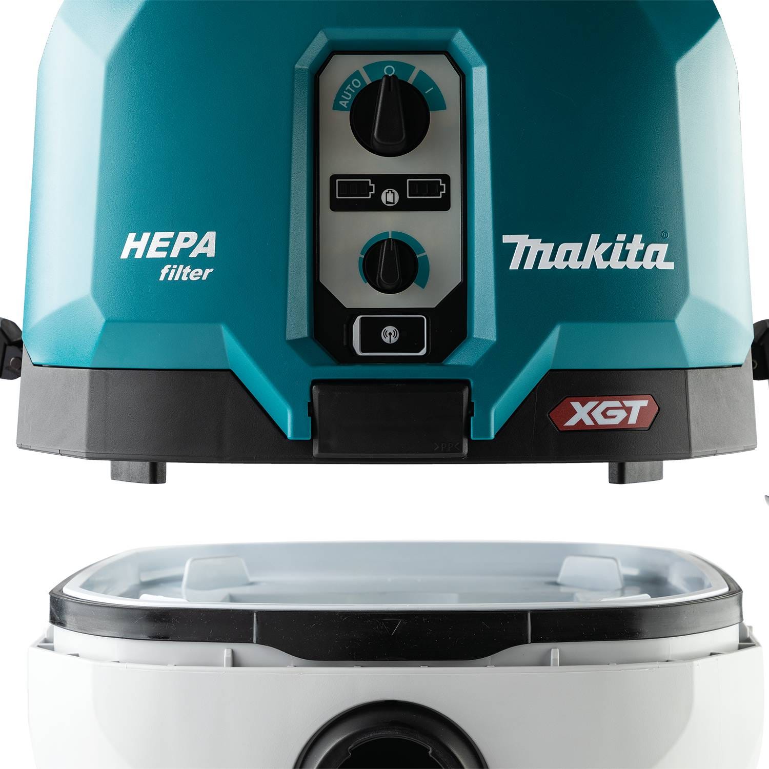 Makita GCV04ZX 40V max XGT Brushless Cordless 4 Gallon HEPA Filter Dry Dust Extractor, AWS Capable, Tool Only