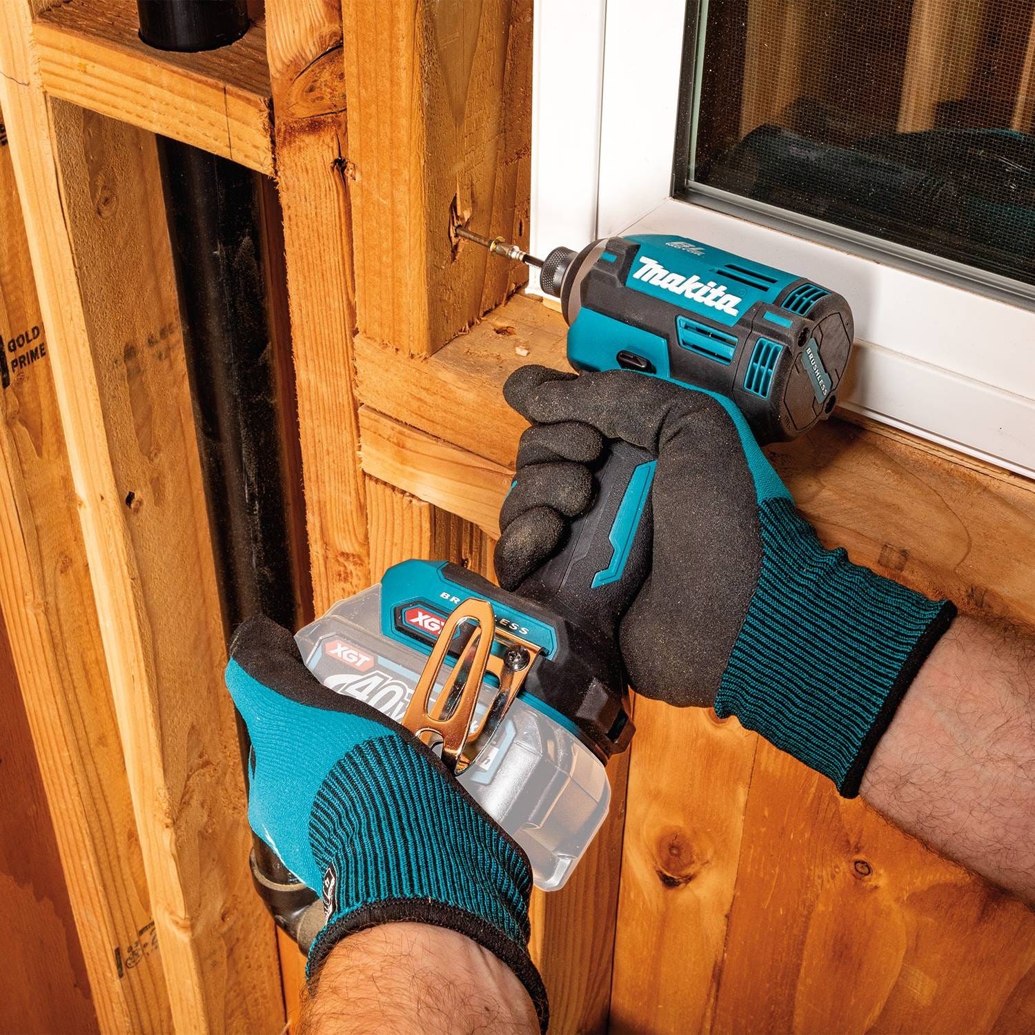 Makita GDT02Z 40V max XGT Brushless Cordless 4-Speed Impact Driver, Tool Only