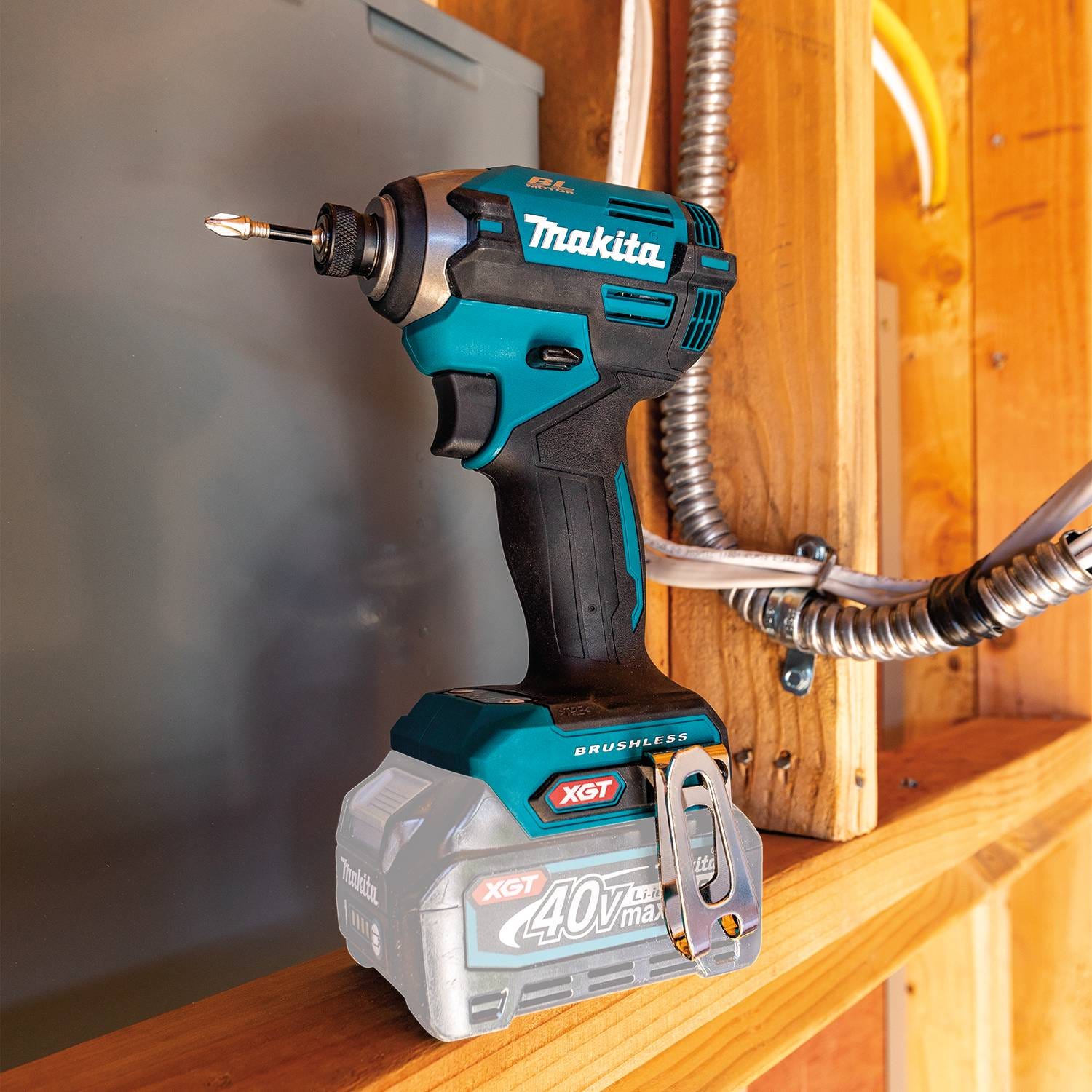 Makita GDT02Z 40V max XGT Brushless Cordless 4-Speed Impact Driver, Tool Only