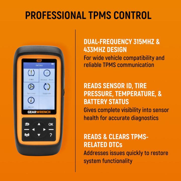 Gearwrench GWTPMS Universal Tire Pressure Monitoring System Programming & Diagnostic Tool