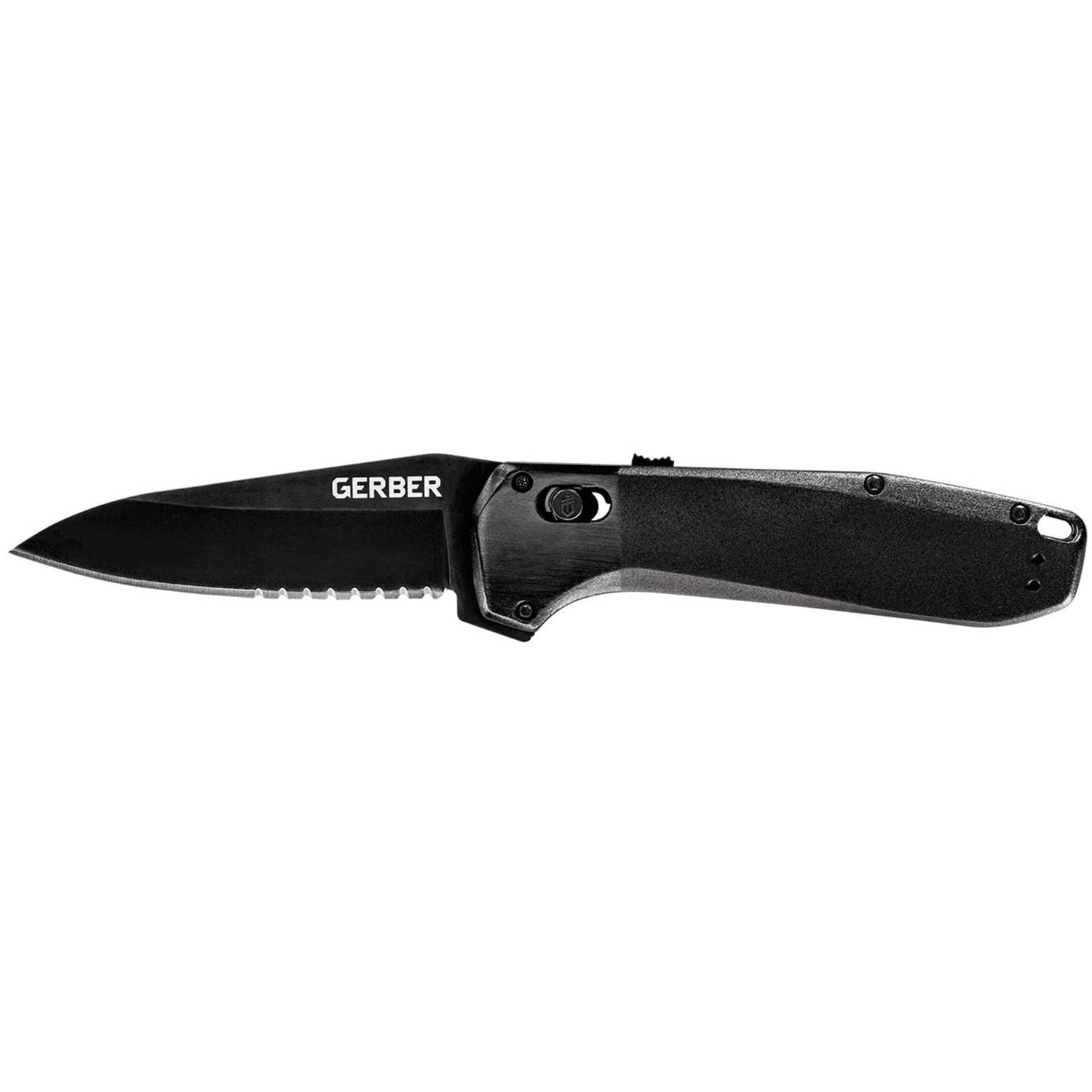 Gerber 30-001641 Highbrow Folding Knife, Onyx, Serrated Edge