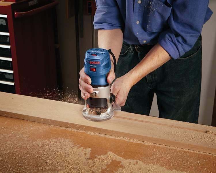 Bosch GKF125CEPK Colt 1.25 HP Variable-Speed Palm Router Combination Kit