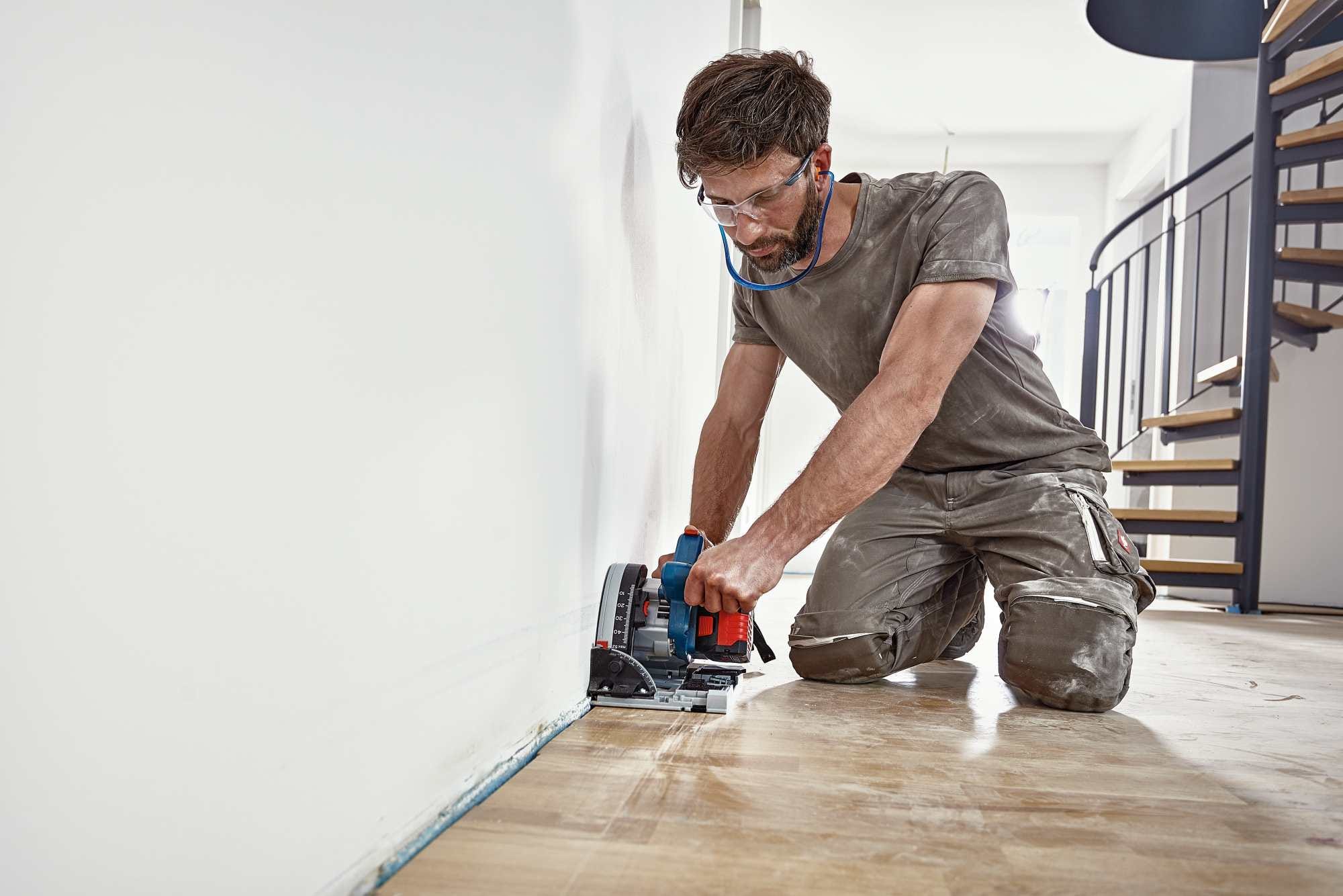 Bosch GKT18V-20GCL14 PROFACTOR CORE18V Connected-Ready Track Saw 8.0Ah Kit