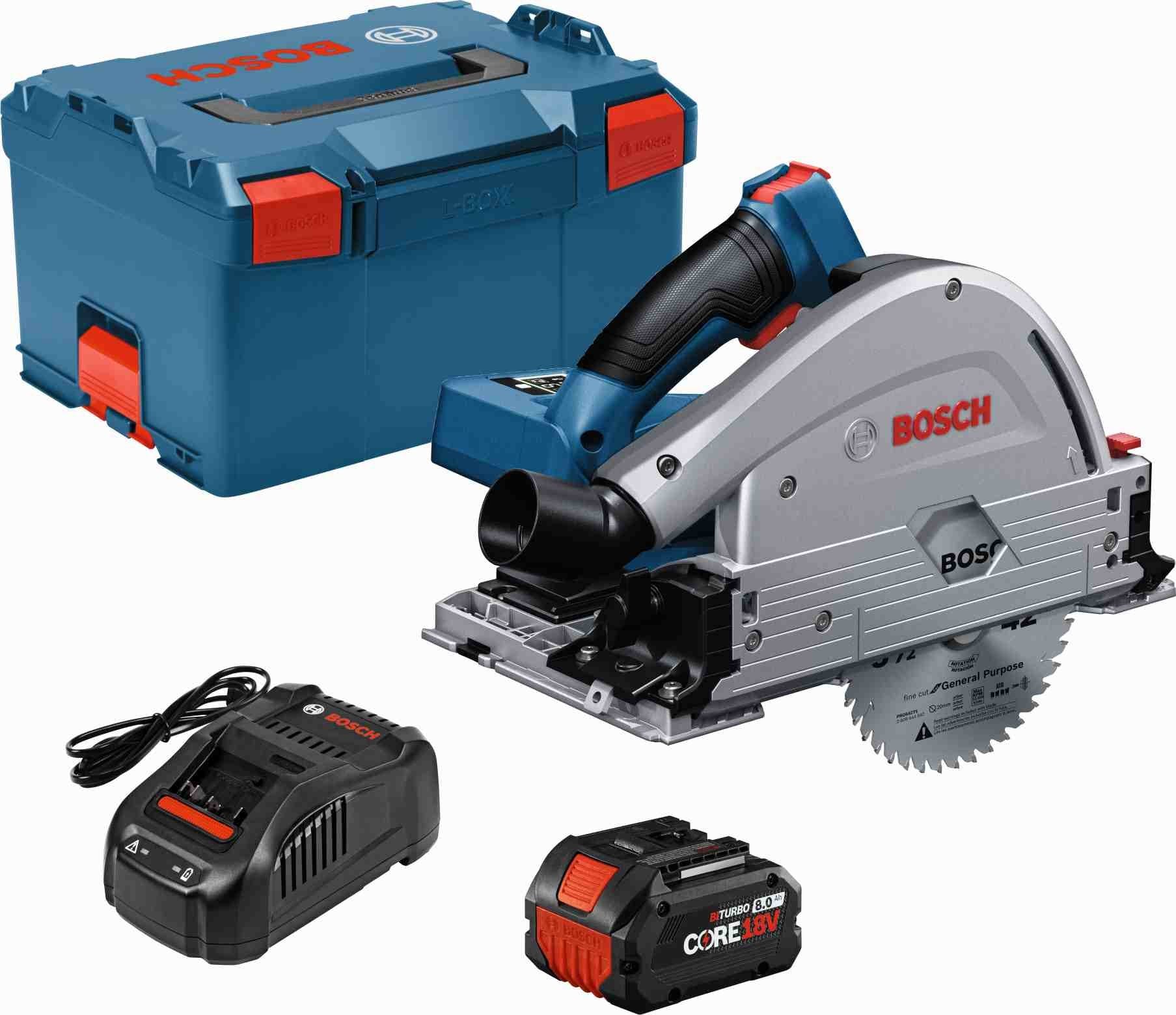Bosch GKT18V-20GCL14 PROFACTOR CORE18V Connected-Ready Track Saw 8.0Ah Kit