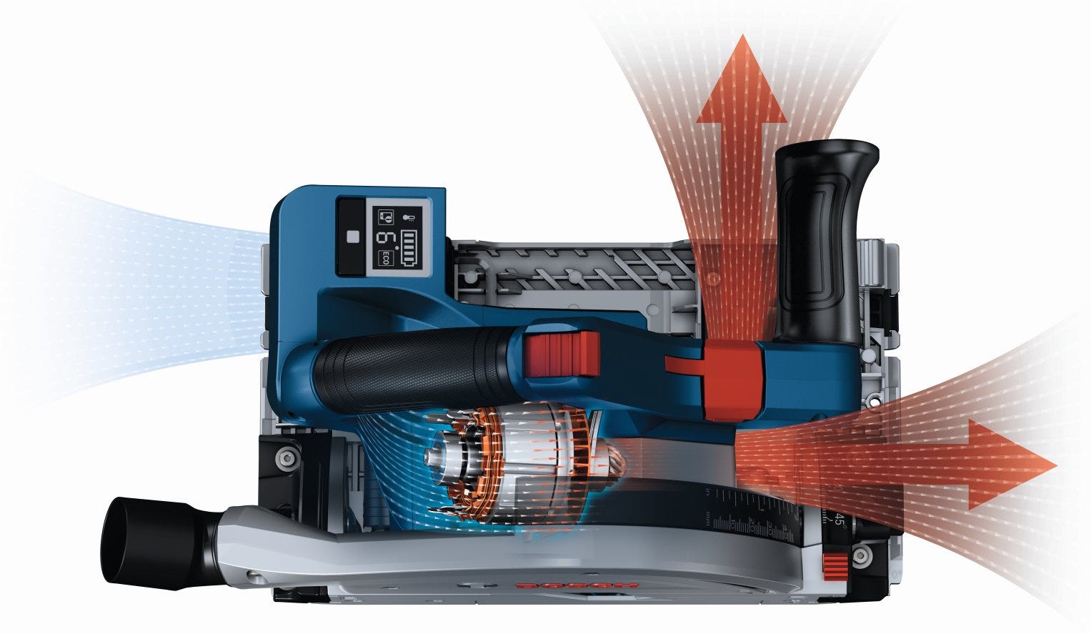 Bosch GKT18V-20GCL14 PROFACTOR CORE18V Connected-Ready Track Saw 8.0Ah Kit