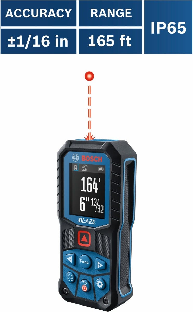 Bosch GLM165-22 BLAZE 165 Ft. Laser Measure
