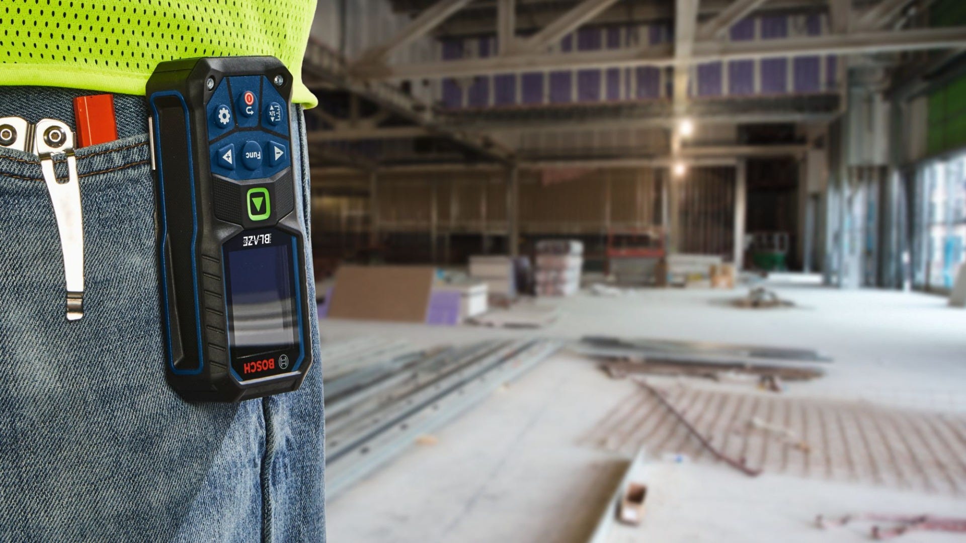 Bosch GLM165-25G BLAZE Green-Beam 165 Ft. Laser Measure