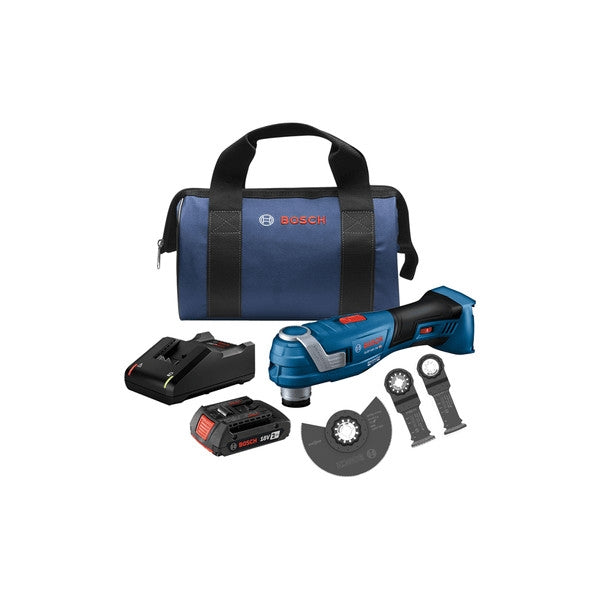 Bosch GOP18V-34B12 18V Brushless StarlockPlus Oscillating Multi-Tool 2.0Ah Kit