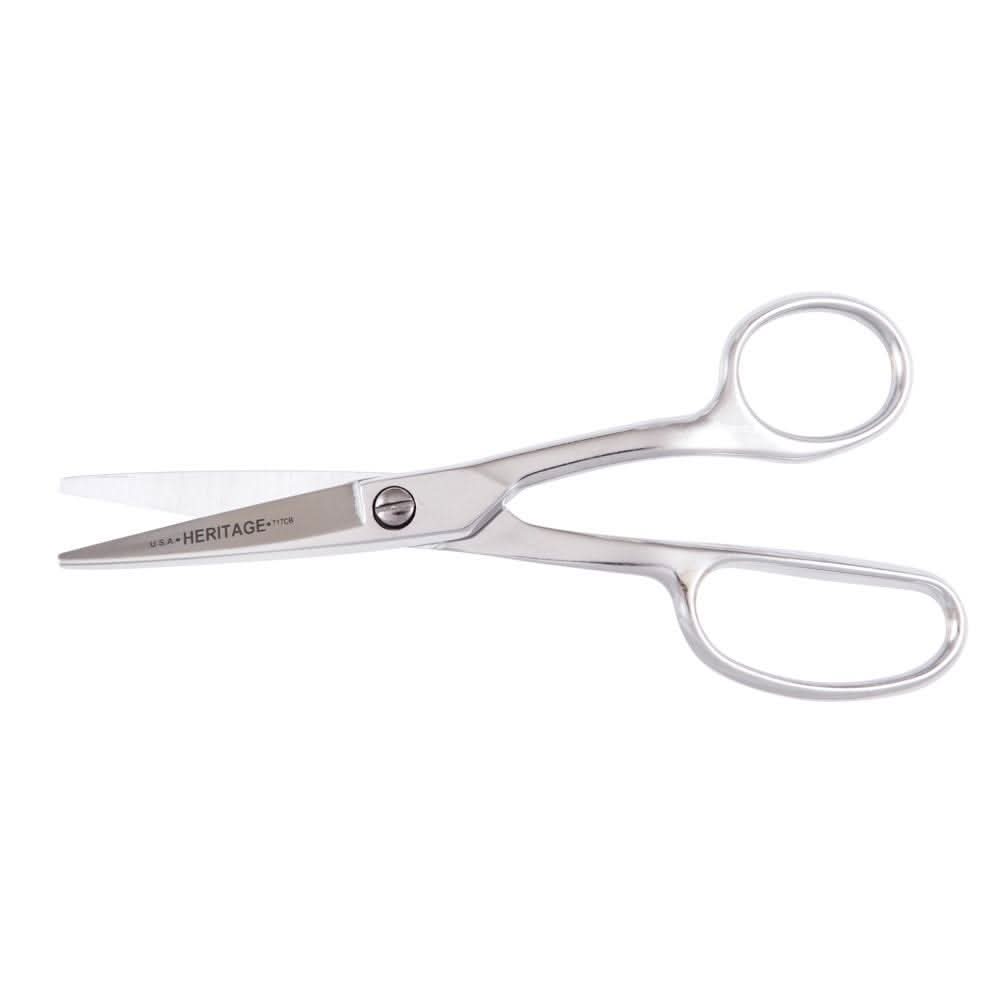 Klein Tools GP717CB Carpet Napping Shear, Curved Handle, Blunt, 8