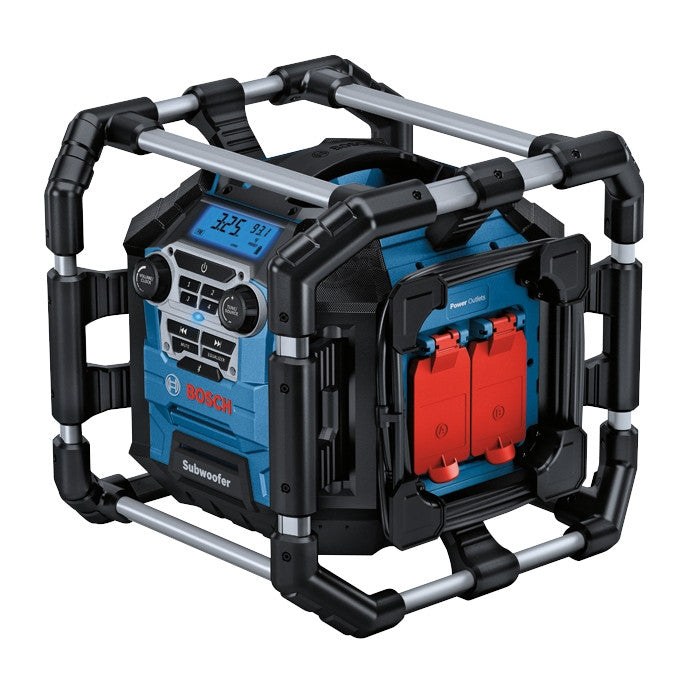 Bosch GPB18V-5CN 18V Jobsite Radio with Bluetooth 5.0 and Power Stations